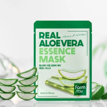 Маска за лице Farmstay Real Aloe Vera Essence Mask 
