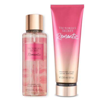 Подаръчен комплект Victoria's Secret Romantic – Парфюмен спрей и лосион за тяло