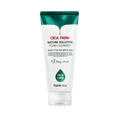 Почистваща пяна за лице против несъвършенства Farmstay Cica Farm Acne Foam Cleanser 180ml