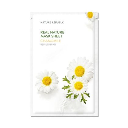 Текстилна маска за лице с лайка Nature Republic Real Nature Sheet Mask Chamomile 23ml 