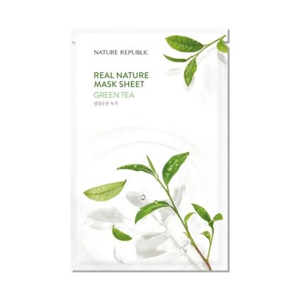 Текстилна маска за лице със зелен чай Nature Republic Real Nature Sheet Mask Green Tea 23ml