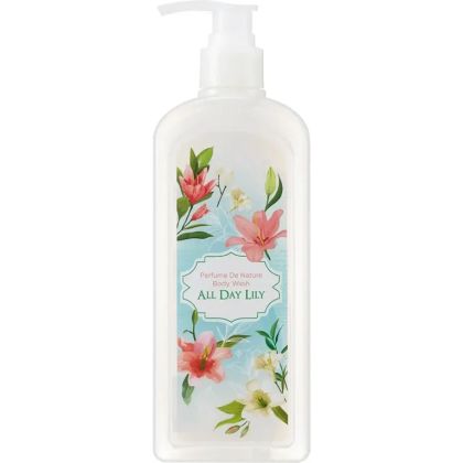 Олио душ-гел за тяло с аромат на лилия Nature Republic Perfume De Nature Body Oil Wash All Day Lily 345ml