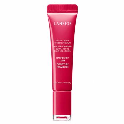 Оцветяващ серум за устни с цвят малиново сладко LANEIGE Glaze Craze Tinted Lip Serum Raspberry Jam 12g