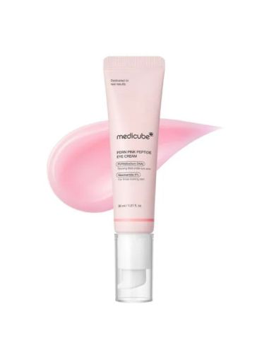 Възстановяващ крем за околоочния контур с PDRN и пептиди MEDICUBE PDRN Pink Eye Cream 30 ml