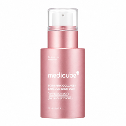 Ампула с PDRN, колаген и екзозоми за стегната и гладка кожа Medicube PDRN Pink Collagen Exosome Shot Ampoule 2000 30 ml