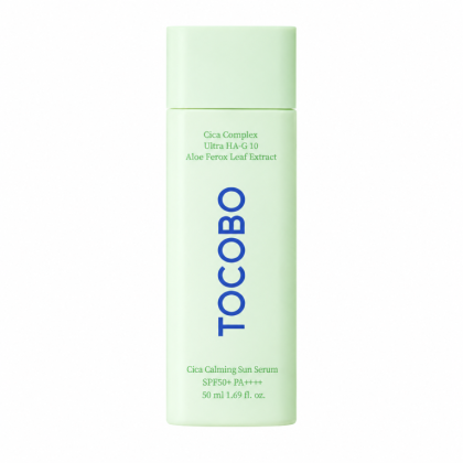 Успокояващ слънцезащитен серум за лице TOCOBO Cica Calming Sun Serum SPF50+ PA++++ 50 ml