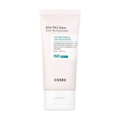 Хидратиращ тониращ слънцезащитен крем с алое  COSRX Aloe 54.2 Aqua Tone-Up Sunscreen SPF50+ PA++++ 50 ml