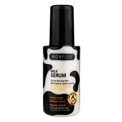 Възстановяващ серум с кератин за суха и увредена коса  Morfose Milk Therapy Keratin Hair Serum 100 ml