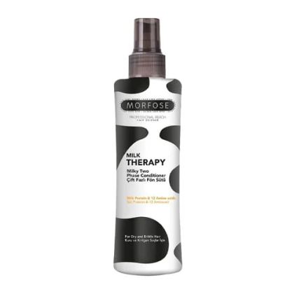 Двуфазен спрей-балсам за лесно разресване и термозащита  Morfose Milk Therapy Two Phase Conditioner 220 ml