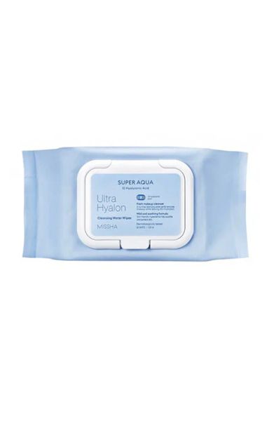Missha Super Aqua Ultra Hyalron Cleansing Water Wipes (30 бр.)
