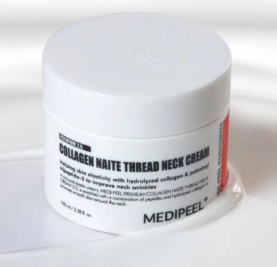 Стягащ крем за шия против бръчки с колаген MEDI-PEEL Premium 2.0 Collagen Naite Thread Neck Cream 100 ml