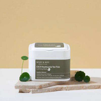 Mary & May Cica Houttuynia Tea Tree Calming Mask 30pcs