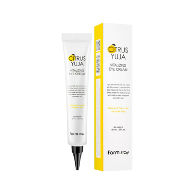 Озаряващ околоочен крем  FARMSTAY Citrus Yuja Vitalizing Eye Cream 45ml