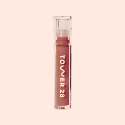 Балсам за устни Tower 28 Milky Lip Jelly – нюанс Cashew
