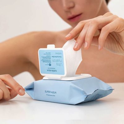 Missha Super Aqua Ultra Hyalron Cleansing Water Wipes (30 бр.)