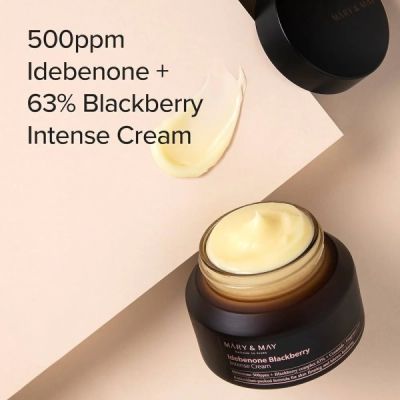 Мултифункционален крем  Mary and May Idebenone & Blackberry complex intensive cream 70gr