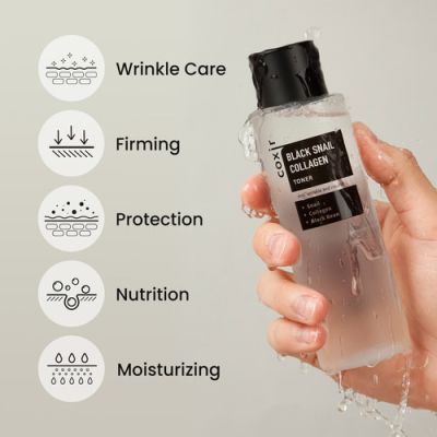 Подхранващ тонер Coxir Black Snail Collagen Toner 150ml
