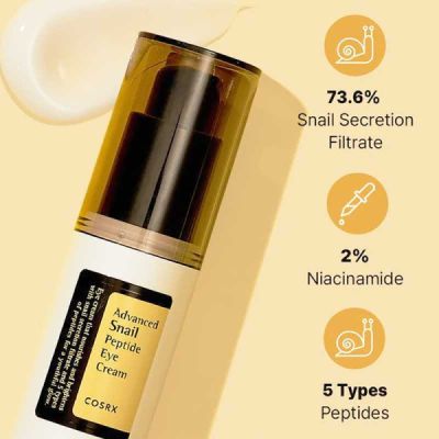  Висококачествен околоочен COSRX Advanced Snail Peptide Eye Cream 25ml