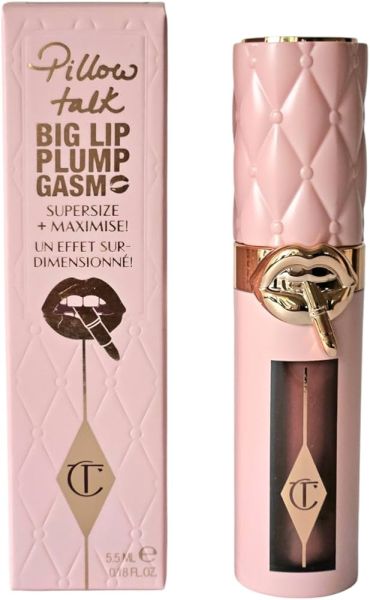 Луксозен гланц за устни с обем-усилващ ефект Charlotte Tilbury Pillow Talk Big Lip Plump Gasm Medium -Deep