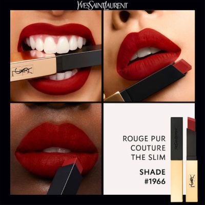 Луксозно червило Ysl Rouge Pur Couture The Slim Matte Long Lasting Matte 1966 Rouge Libre 2.2gr