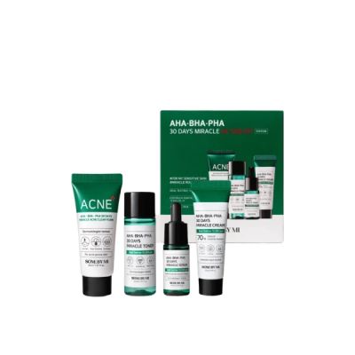 Мини комплект Some by mi AHA-BHA-PHA 30 Days Miracle AC SOS Kit 4pcs