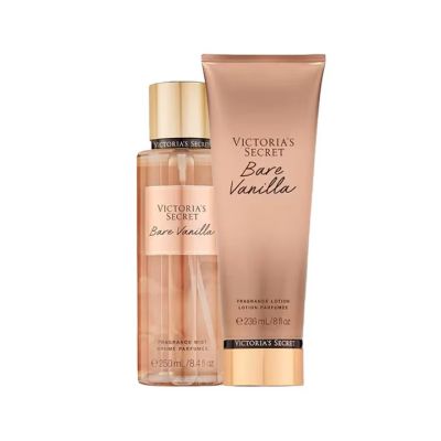 Комплект спрей + лосион, Victoria's Secret, Bare Vanilla, 250 ml + 236 ml