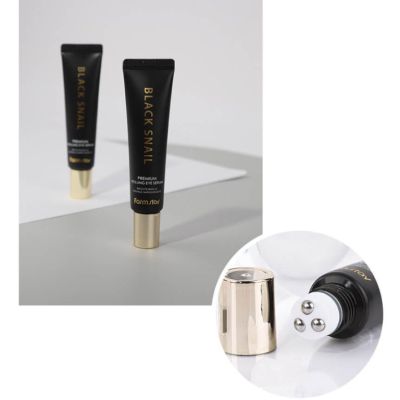 Околоочен серум с ролер и охлювена слуз Farmstay Black Snail Premium Rolling Eye Serum 25 ml