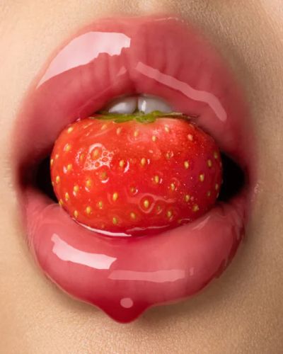 Подхранващо олио за устни Gisou –  Honey Infused Lip Oil Strawberry Sorbet