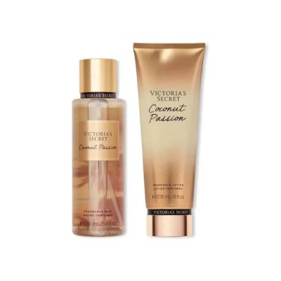Подаръчен комплект Victoria's Secret Coconut Passion – Парфюмен спрей и лосион за тяло