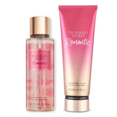 Подаръчен комплект Victoria's Secret Romantic – Парфюмен спрей и лосион за тяло