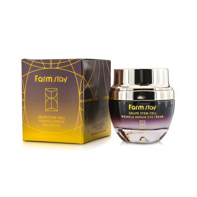 Околоочен крем против бръчки с гроздови стволови клетки Farmstay Grape Stem Cell Wrinkle Repair Eye Cream 50ml