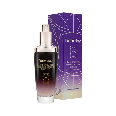 Есенция за лице против бръчки с гроздови стволови клетки Farmstay Grape Stem Cell Wrinkle Lifting Essence 50ml