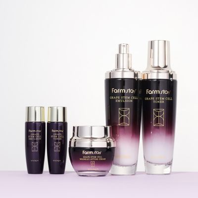 Емулсия за лице с гроздови стволови клетки Farmstay Grape Stem Cell Emulsion 130ml