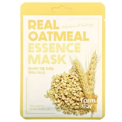 Текстилна маска за лице с овес Farmstay Real Oatmeal Essence Mask 23ml