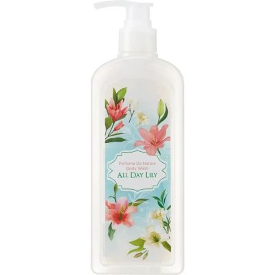 Олио душ-гел за тяло с аромат на лилия Nature Republic Perfume De Nature Body Oil Wash All Day Lily 345ml
