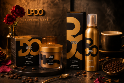 Комплект LPDO Superbé Café – Душ пяна 200 ml + Крем за тяло 200 ml