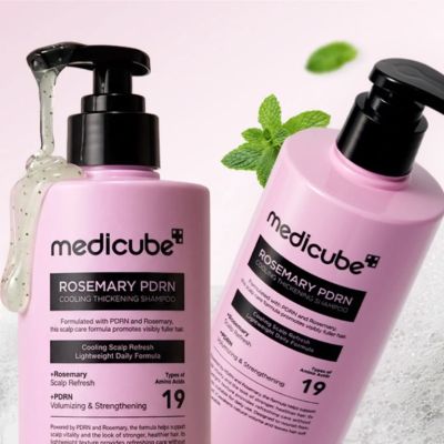 Охлаждащ шампоан за плътност с розмарин и PDRN Medicube Rosemary PDRN Cooling Thickening Shampoo 400 ml