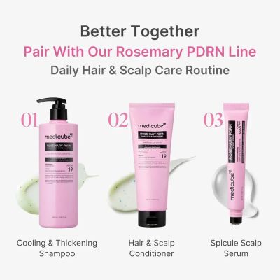 Охлаждащ шампоан за плътност с розмарин и PDRN Medicube Rosemary PDRN Cooling Thickening Shampoo 400 ml