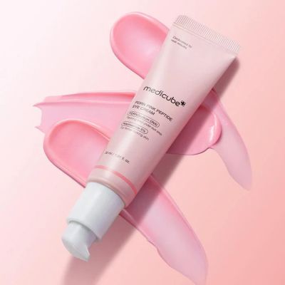 Възстановяващ крем за околоочния контур с PDRN и пептиди MEDICUBE PDRN Pink Eye Cream 30 ml