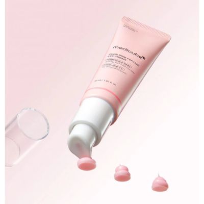 Възстановяващ крем за околоочния контур с PDRN и пептиди MEDICUBE PDRN Pink Eye Cream 30 ml