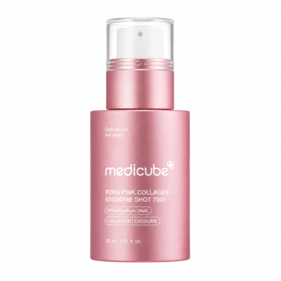 Интензивна ампула с PDRN и колаген за стегната и гладка кожа Medicube PDRN Pink Collagen Exosome Shot Ampoule 7500 30 ml