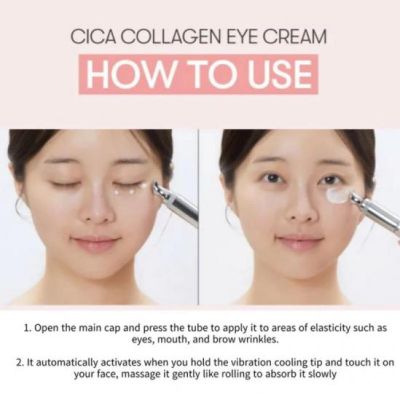 Стягащ и хидратиращ околоочен крем с колаген и Cica VT Cosmetics Cica Collagen Eye Cream 15 ml