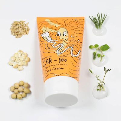 Оформящ крем за дефинирани, меки и еластични къдрици Elizavecca CER-100 Collagen Coating Hair A+ Muscle Curl Cream 120 ml