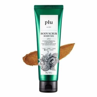 Ексфолиант за тяло за мека и гладка кожа с горски плодове PLU Body Scrub Berry Mix 200 g